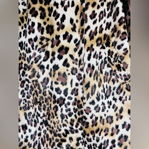 H&M Cheeta Print Mid Length Jacket NWOT - Picture 4 of 6